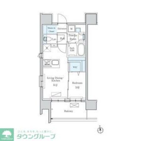 デュオフラッツ栄の物件間取画像